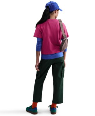 Big Girls Sportswear Essential Cotton Swoosh Logo T-Shirt