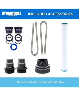 Hydrotools 70026HCK Cartridge Pool Filter Complete System 2220 GPH Pump