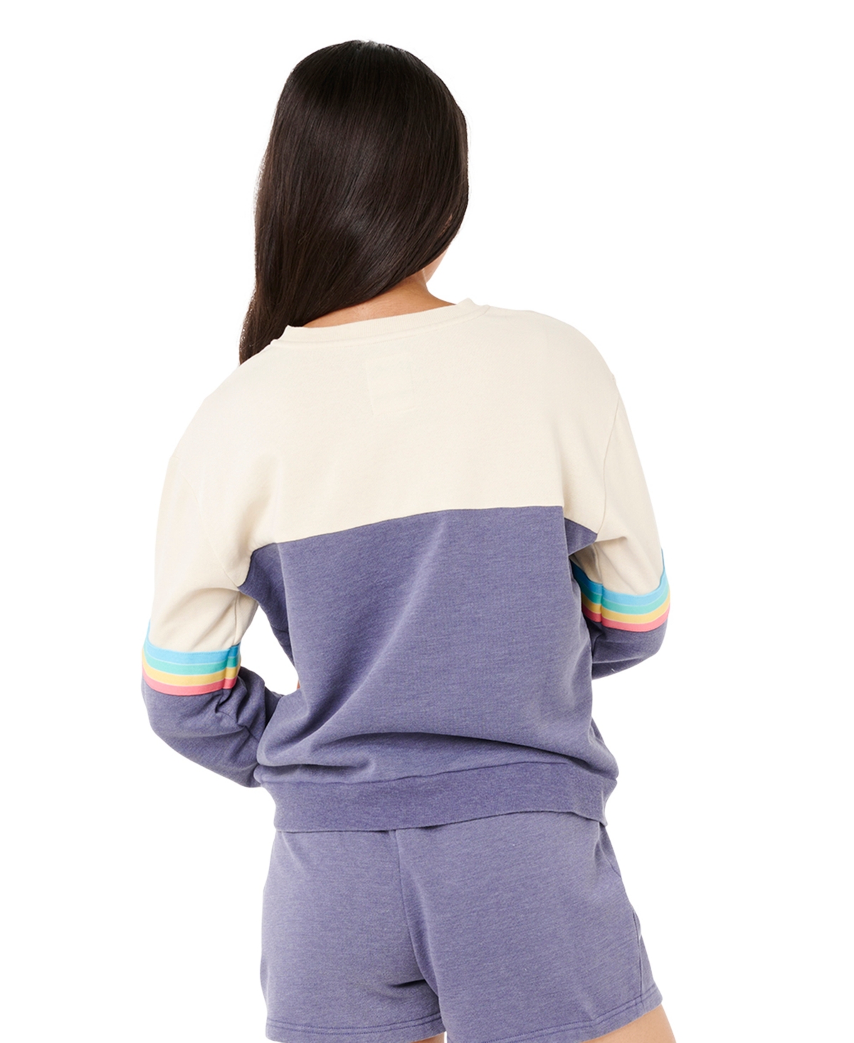 Rip Curl Women's Surf Revival Crewneck Sweatshirt In Purple