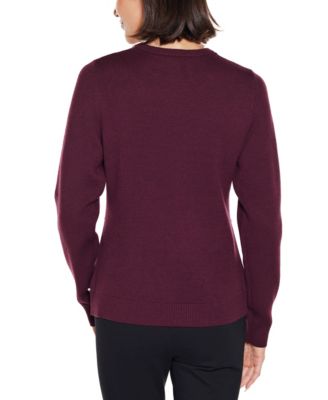  Women's Front-Embellished Sweater