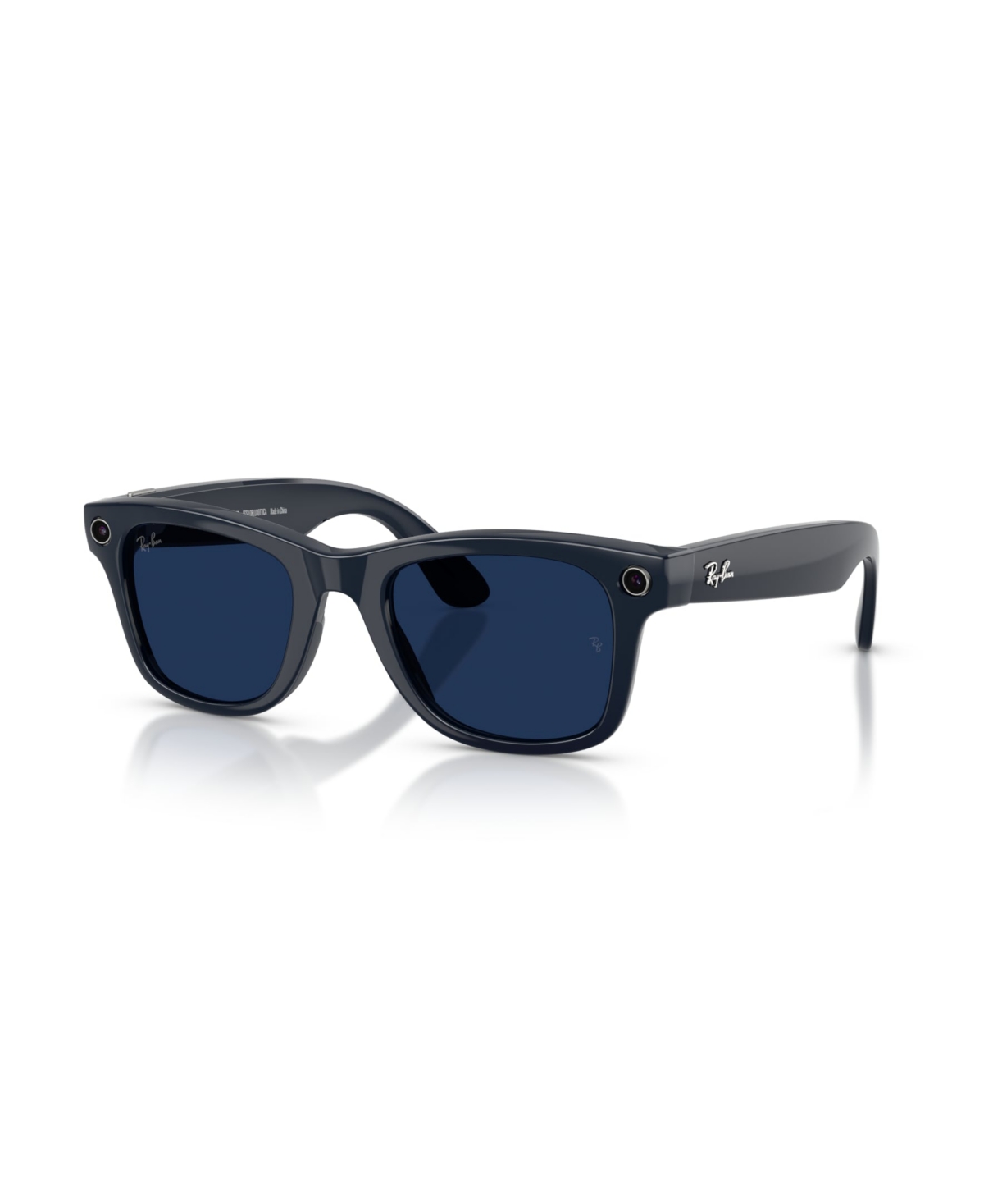 Ray Ban Unisex Ai Meta Gen2 Wayfarer Transition Glasses, Rw4012 In Blue