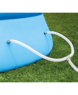 48in x 18ft Inflatable Above Ground Pool with Ladder, Pump & Cover