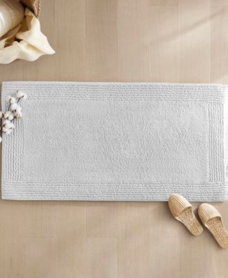Splendor Reversible Tufted Cotton Bath Rug, 24" x 72"