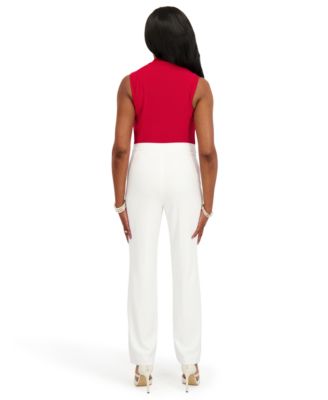 Women's Sleeveless Tie-Neck Top