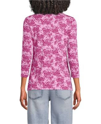 Women's 3/4 Sleeve Supima Cotton Polo Shirt