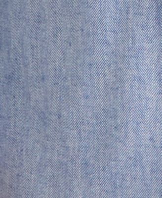 Men's Modern-Fit Herringbone Cotton & Linen Blazer