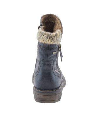 Wibea Slouch Shaft Water-Resistant Booties with Sweater Cuff & Shock-Absorbing Sole