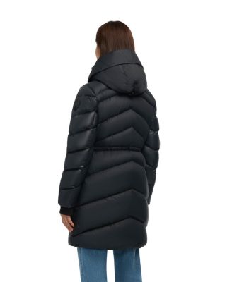Women's Saturn Mid-Length Quilted Puffer with Removable Hood