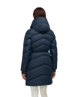 Women's Saturn Mid-Length Quilted Puffer with Removable Hood