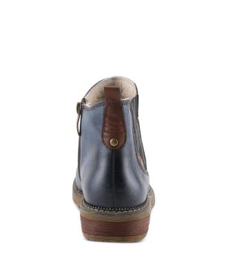 Nonia Women's Bootie with Plaid Elastic Strap