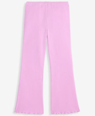 Girls' Toddler 2T-4T Ribbed Flared Leggings, Macy's Exclusive