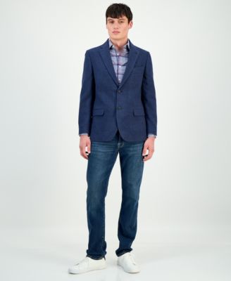 Men's Modern-Fit Tweed Patterned Sport Coat
