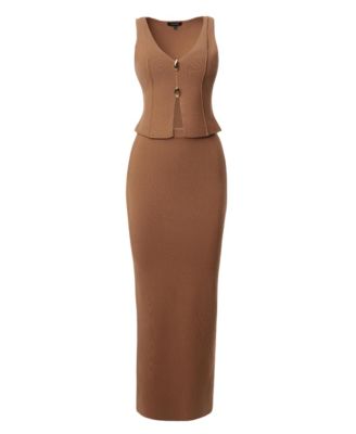 Women's Soft Sands Knit Skirt Set