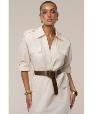 Women's Harbor Shore Belted Maxi Dress