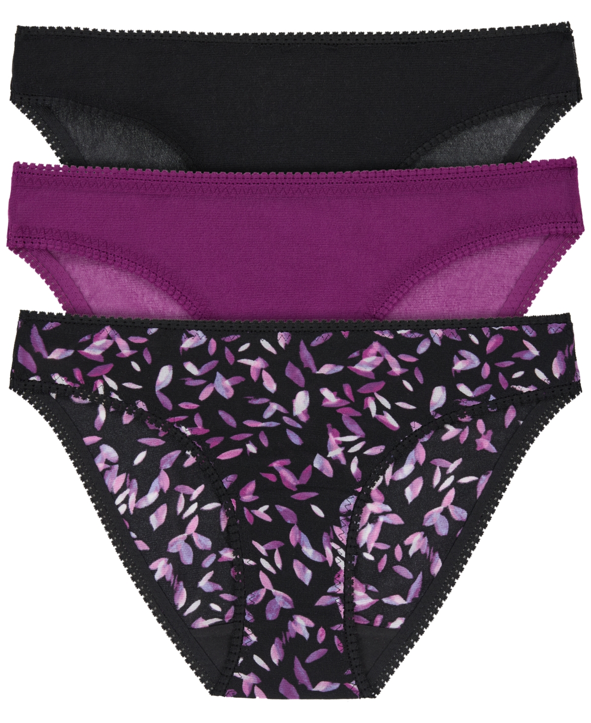 On Gossamer Women's Mesh Hip Bikini Underwear 3 Pack 3202p3 In Multi