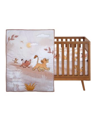 Disney Baby Lion King Safari 3-Pc Infant Nursery Crib Bedding Set