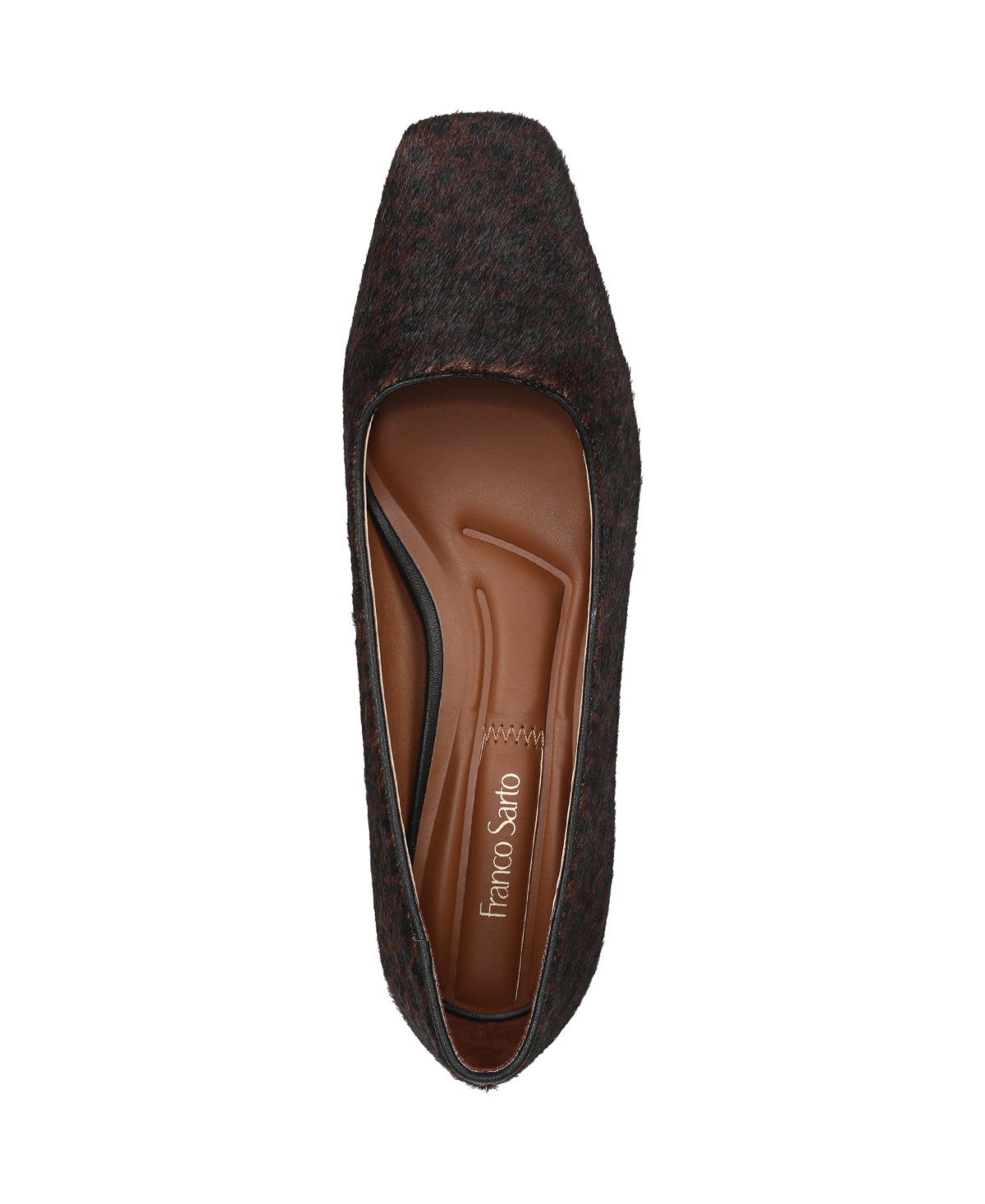 Franco Sarto Salino Square Toe Pump In Animal Print