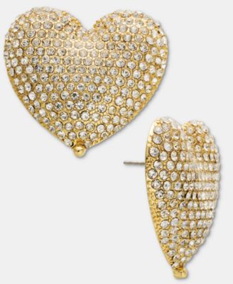 I.N.C. International Concepts - Pav&eacute; Heart Drop Earrings