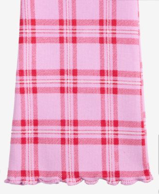 Toddler Girls Plaid Ribbed Leggings, Macy's Exclusive