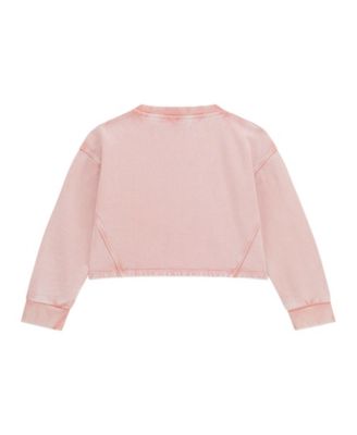 Girls' 7-16 Oversized Long-Sleeve Sweatshirt