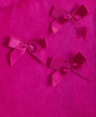 Girls Toddler 2T-4T Ribbon Velour Zip Hoodie, Macy's Exclusive