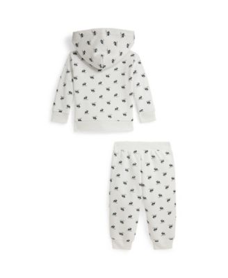 Baby Boys' Long Sleeve Hoodie and Pants, 2-Piece Set