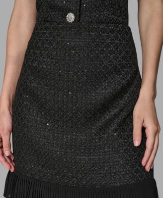 Women's Novelty Pleated Mini Skirt