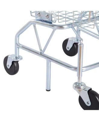Kaplan Early Learning Shop with Me Metal Grocery Cart