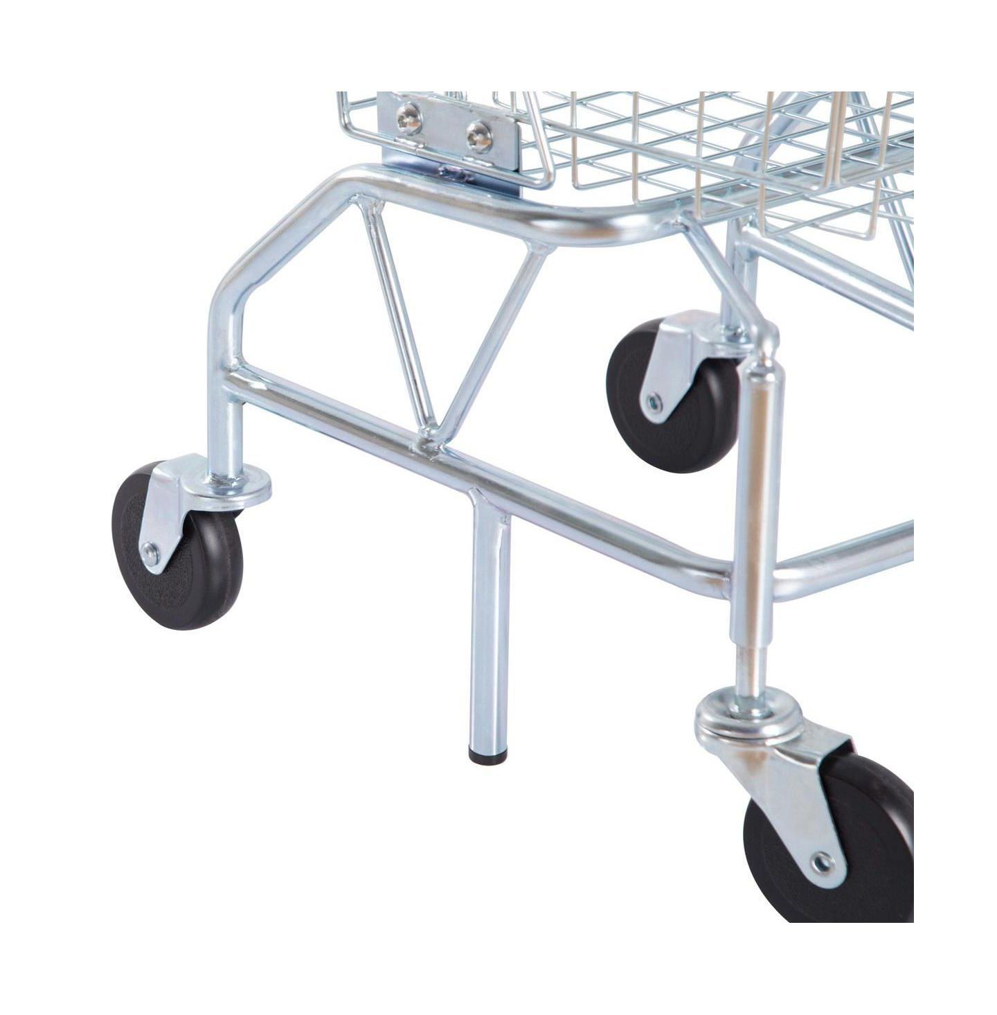 Детская игрушка Kaplan Early Learning Shop with Me Metal Rolling Grocery Cart, Ages 2+ — фото 5