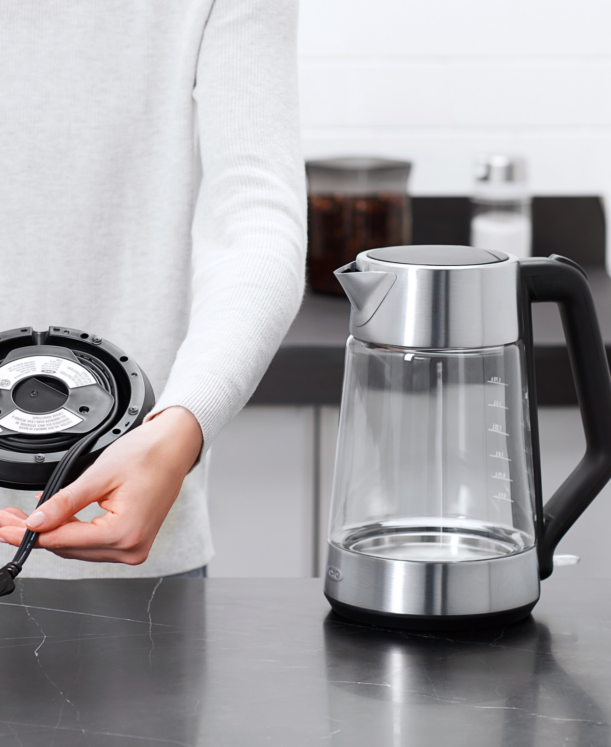 Oxo Brew 13.5" Stainless Steel Cordless Electric Kettle