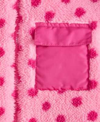 Girls' Toddler 2T-4T Dot Printed Long-Sleeve Jacket, Macy's Exclusive