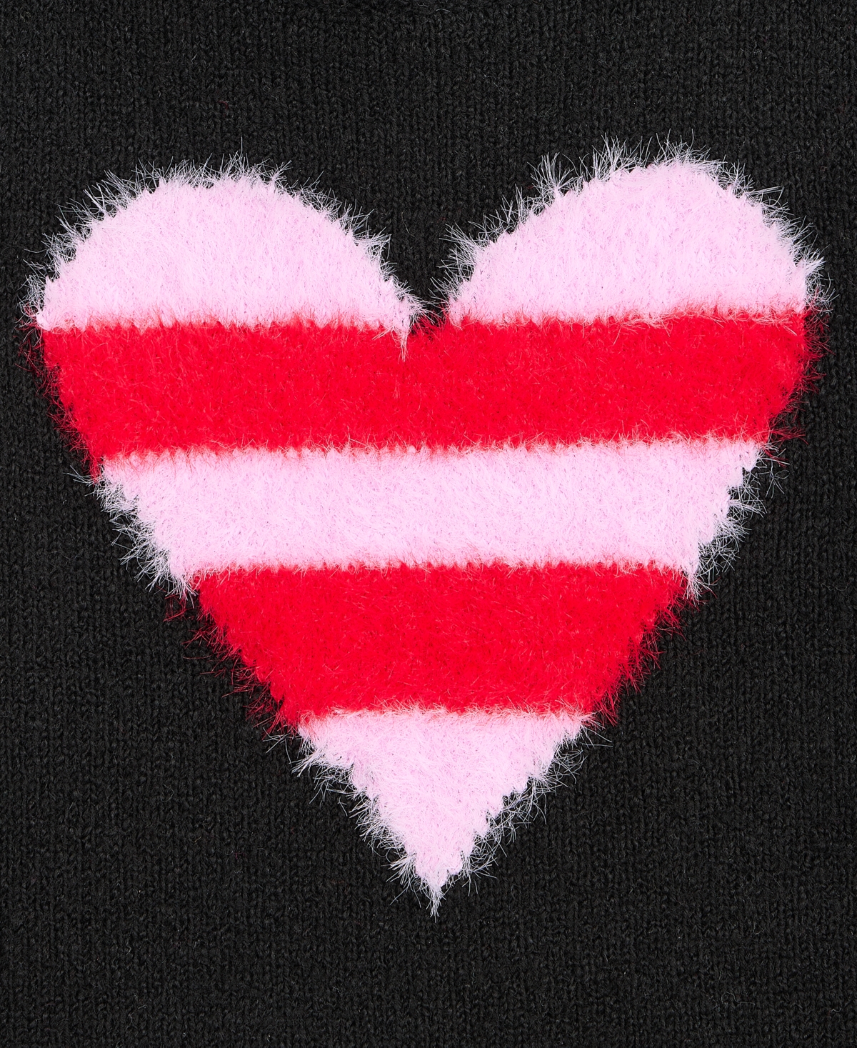 Epic Threads Girls Toddler 2T-4T Fuzzy Heart Sweater, Macy's Exclusive
