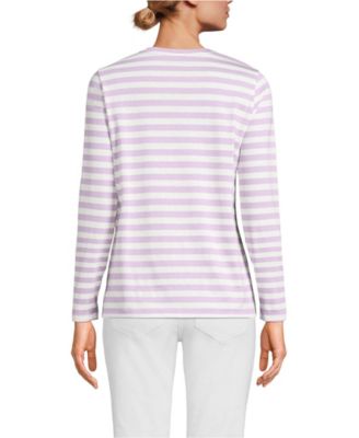 Women's Supima Cotton Long Sleeve V-Neck T-Shirt