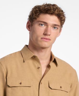 Men's Two-Pocket Flannel Shirt