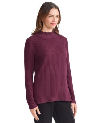 Petite Sutton Mock Neck Sweater