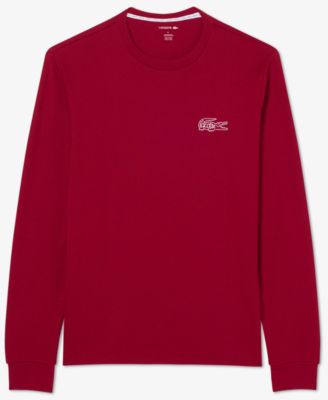 Men's Exclusive Crocodile Waffle-Knit Thermal Shirt