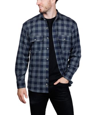 Men's Super Soft Plaid Sweater Shirt