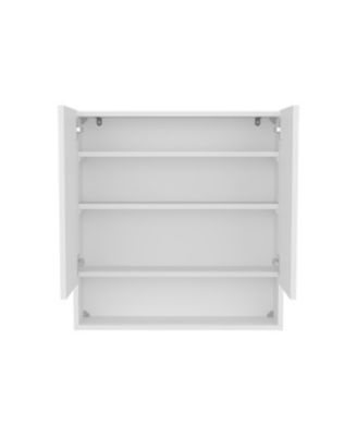 1Pc Engineered Wood 2 Doors, 4 Shelves & Modern Finish Medicine Cabinet