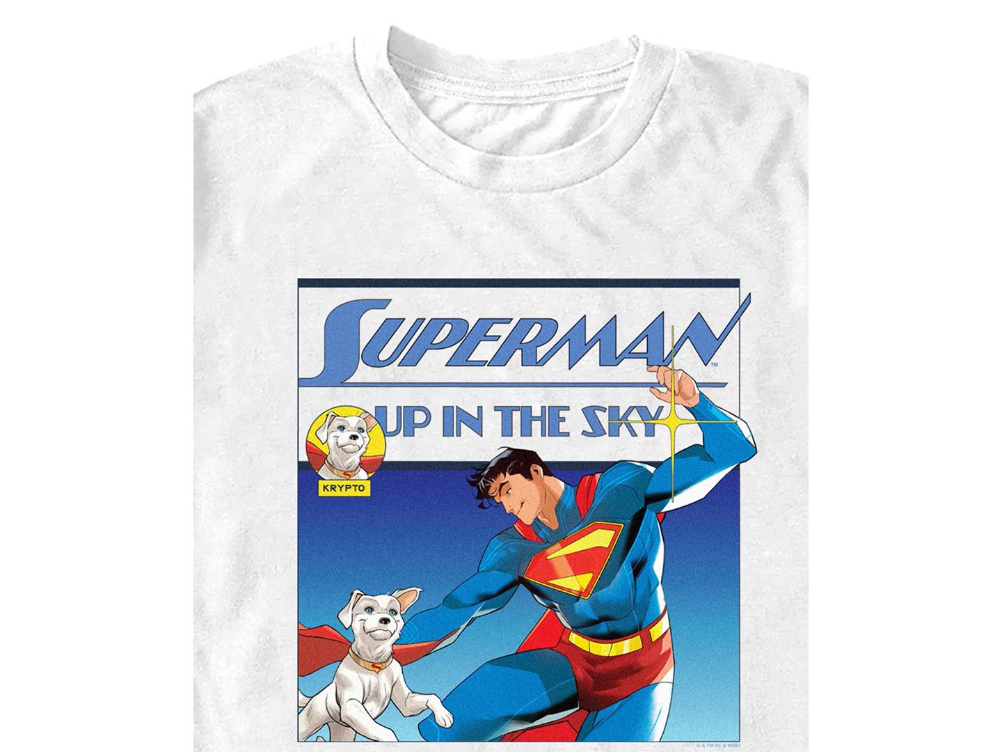 Мужская футболка Fifth Sun Superman 2025 Crewneck, цвет: Белый — фото 3