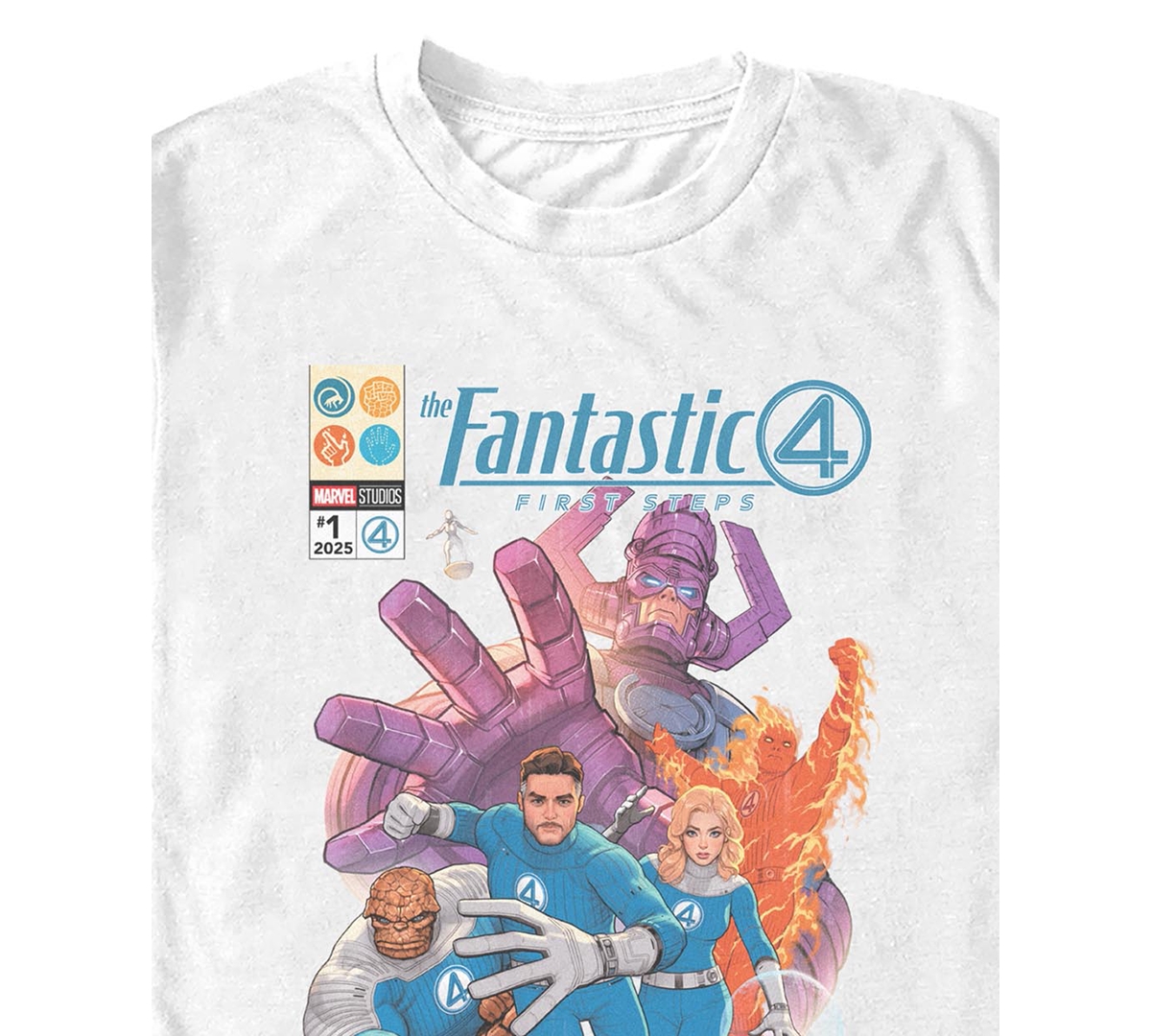Fifth Sun Men's Fantastic 4 First Steps Crewneck T-Shirt