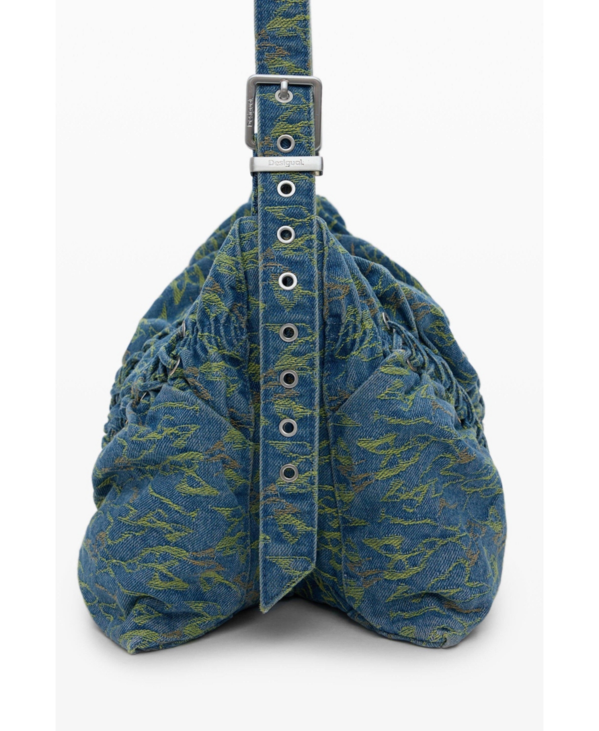 Desigual Women's Large braided denim bag
