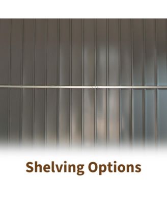 12.5-ft x 11-ft Galvanized steel Storage Shed