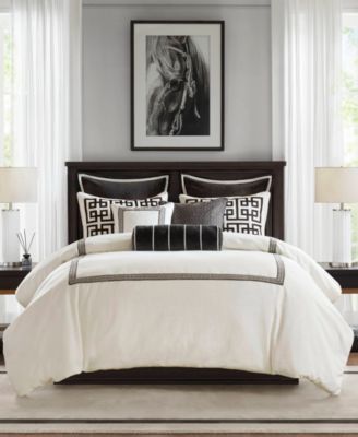 Madison Park Signature Jarvis Embroidery Oversized Duvet Style Comforter Sets In Multi