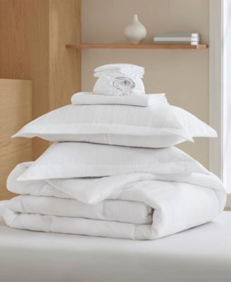 Logan Woven Striped 7-Pc. Comforter Set, Queen