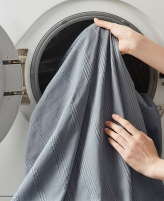 Logan Woven Striped 3-Pc. Duvet Cover Set, King