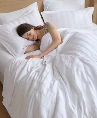 Logan Woven Striped 3-Pc. Duvet Cover Set, California King