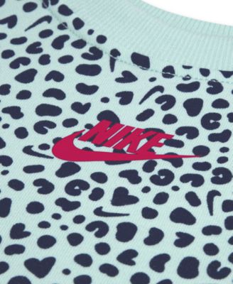 Girls' 2T-6X Kick Flare Printed Top and Leggings, 2-Piece Set