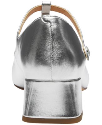 Women's Angelina T-Strap Mary Janes Round Toe Pumps