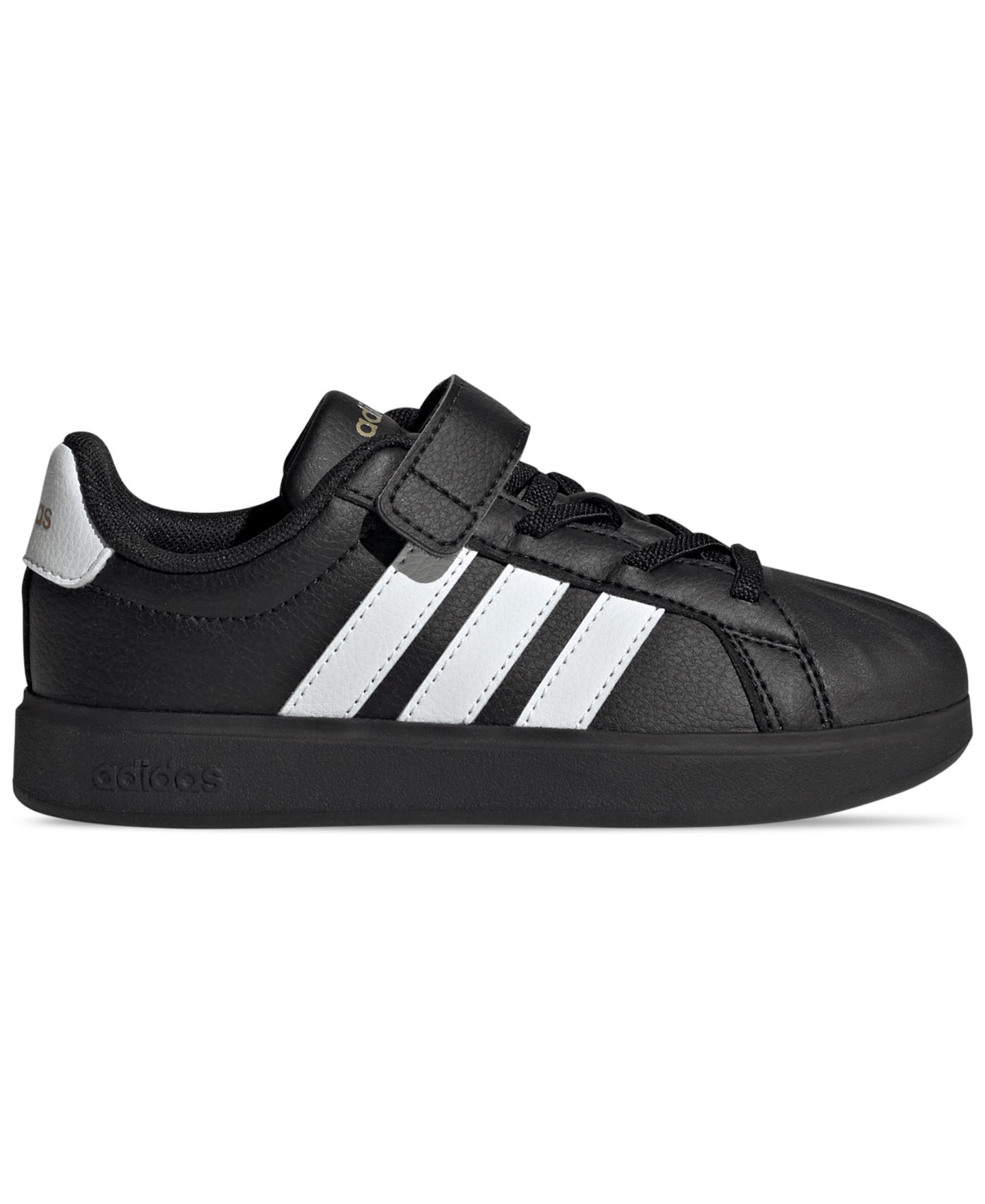 Кроссовки adidas Streettalk Elastic Lace Stay-Put Closure Casual Sneakers from Finish Line для мальчиков, цвет: Чёрный — фото 3