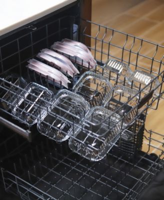 16-Pc. Fluted Glass Storage Set